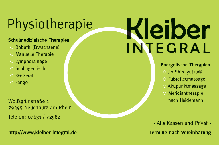 Physiotherapie Kleiber Integral